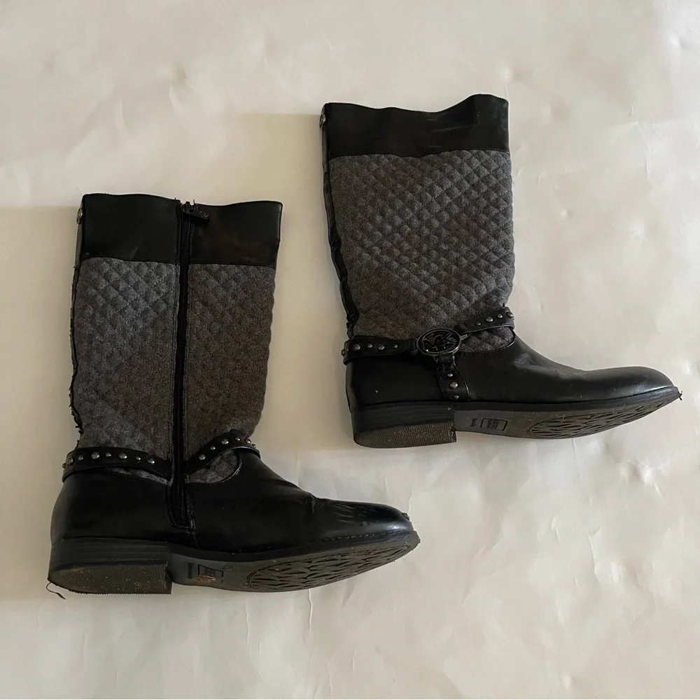 Michael Kors Girls Black knee high boots